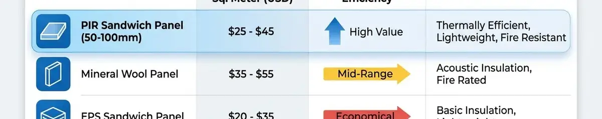 Harga Sandwich Panel PIR 2026: Spesifikasi & Perbandingan Biaya