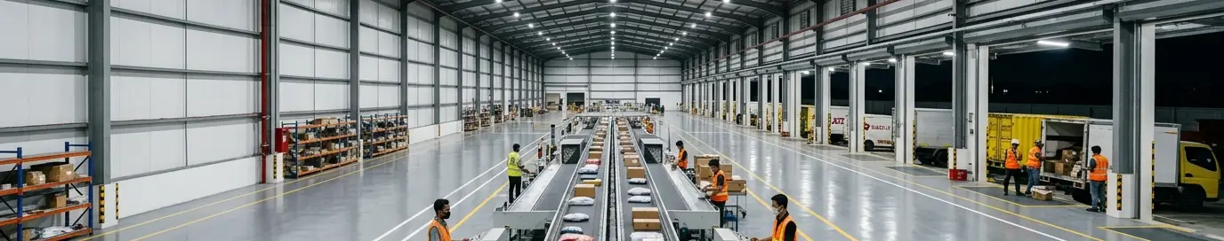Sandwich Panel Pusat Sortasi & Hub Cross Docking 2026