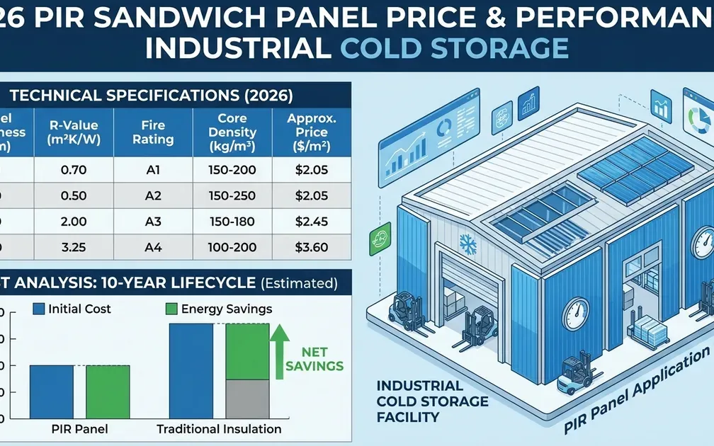 Harga Sandwich Panel PIR 2026: Spesifikasi & Perbandingan Biaya