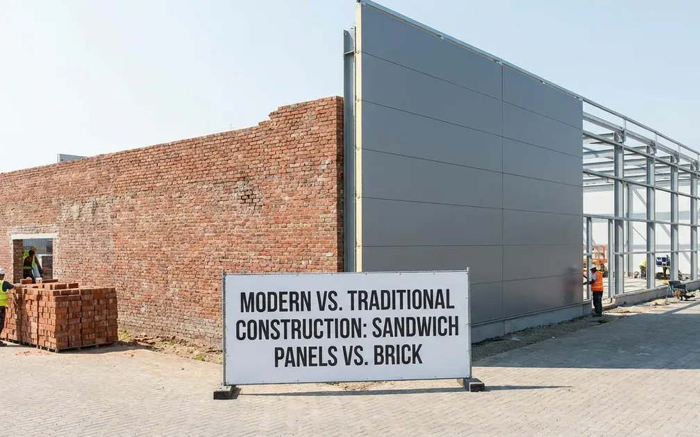 Dinding Panel Sandwich vs Bata Ringan: Mana Lebih Baik?