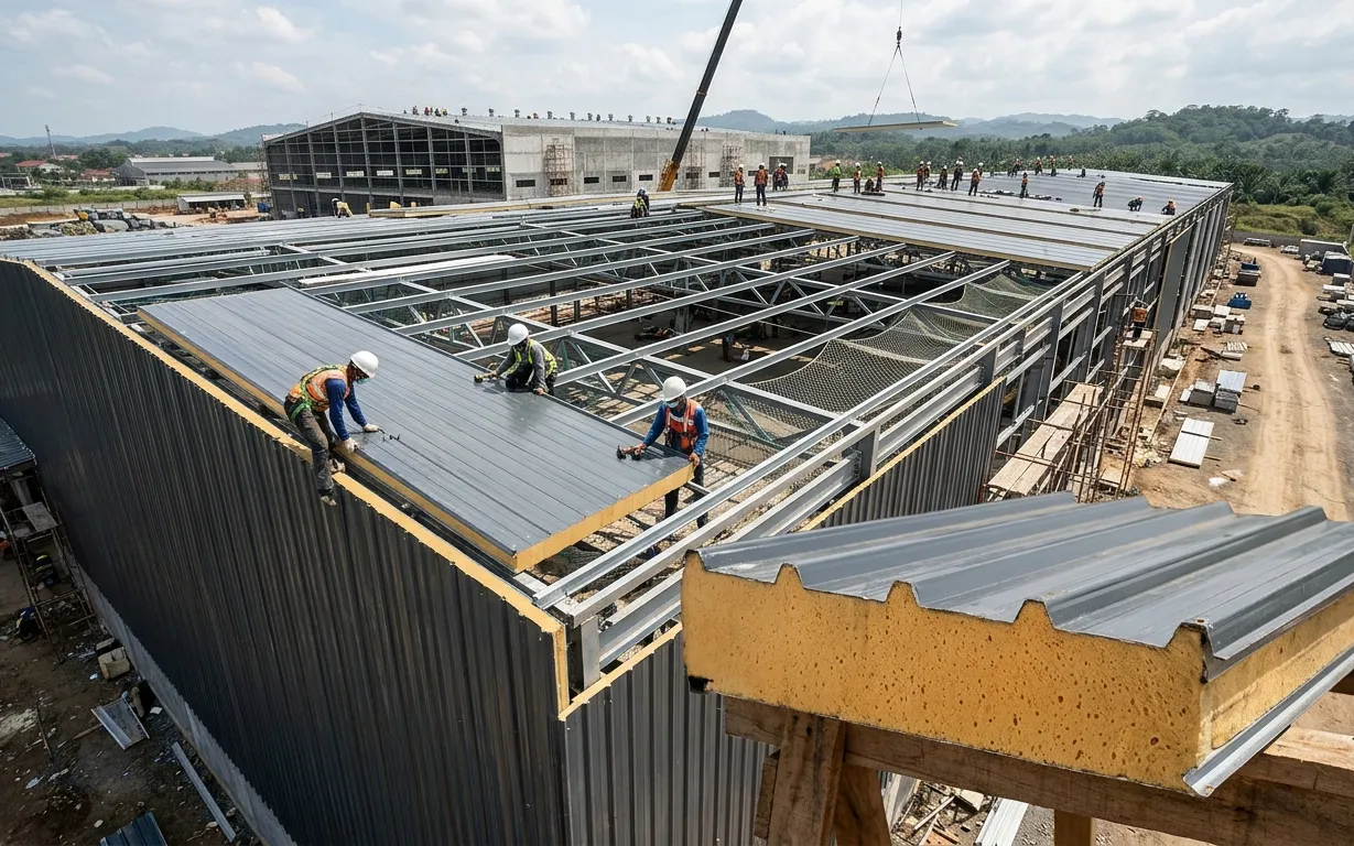 Harga Atap Sandwich Panel per M2: Panduan Lengkap 2026