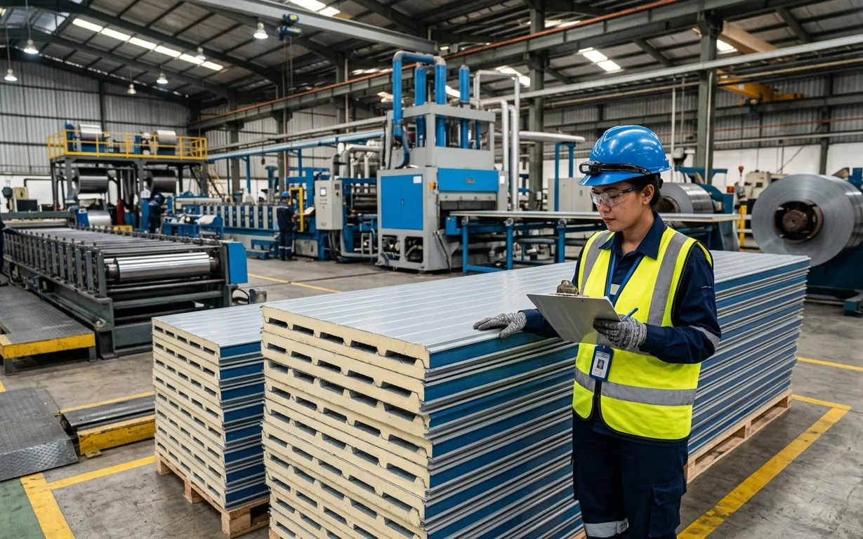 Cara Memilih Pabrik & Supplier Sandwich Panel Terpercaya 2026