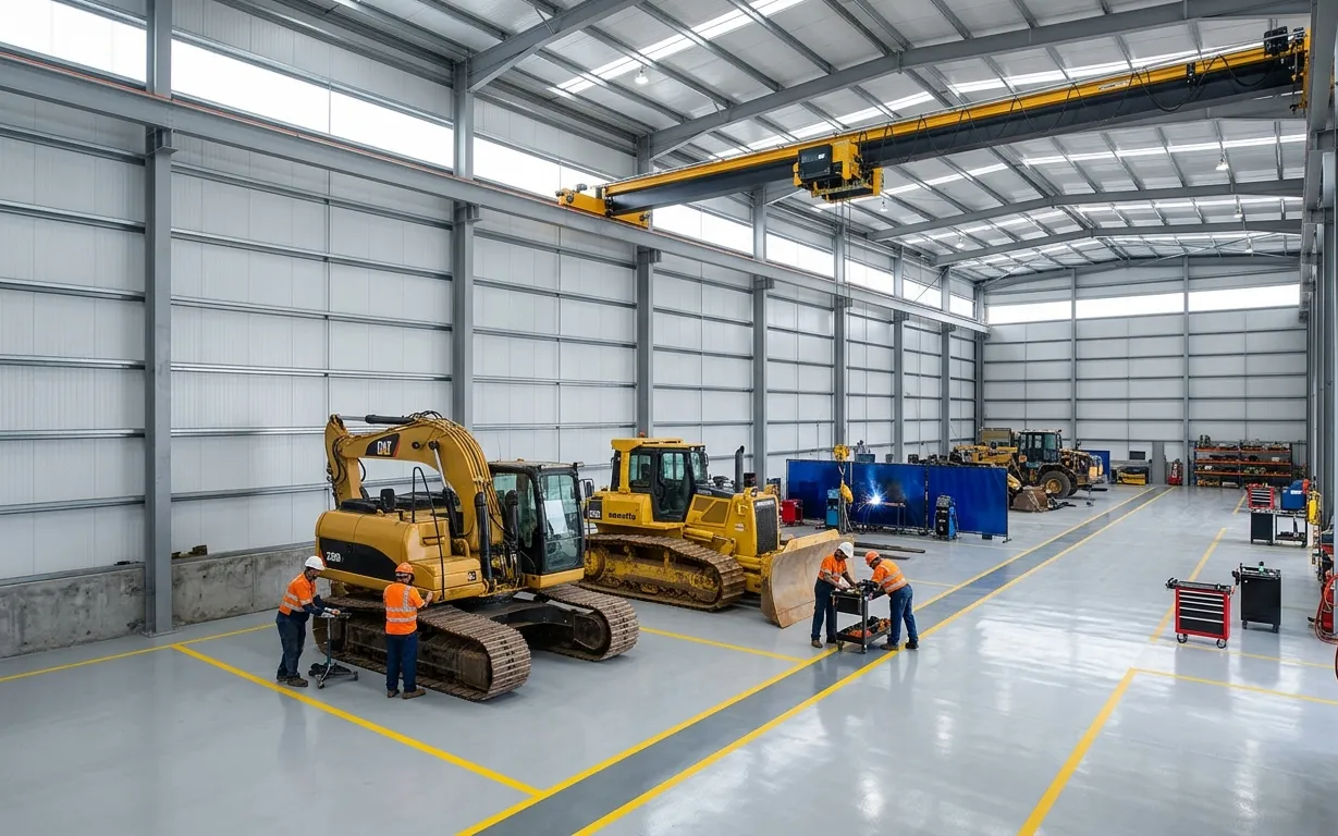 Sandwich Panel Bengkel & Workshop Alat Berat: Spesifikasi 2026