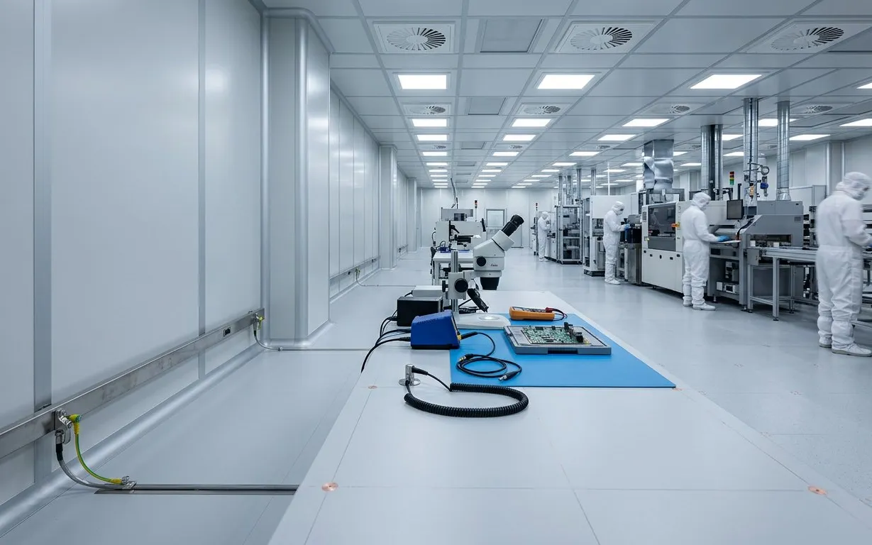Panel Cleanroom Elektronik: ESD, Antistatik dan Kelas ISO 2026