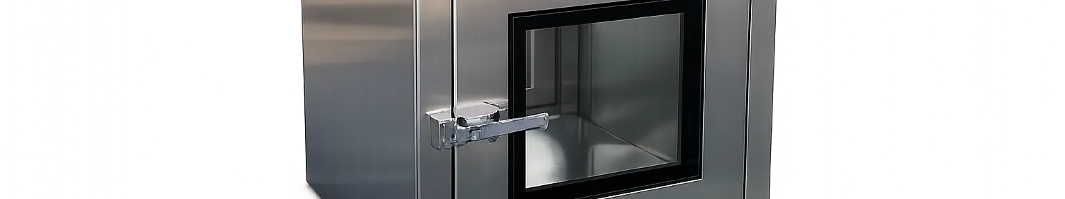 Electronic Interlock Stainless Steel Pass Through Box For Biological Pharmacy Laboratory