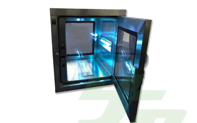 Electronic Interlock Pass Box for Pharmacy Laboratory