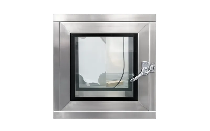 Electromagnetic Interlock 304 Sus Static Pass Through Box Zone Sterilization