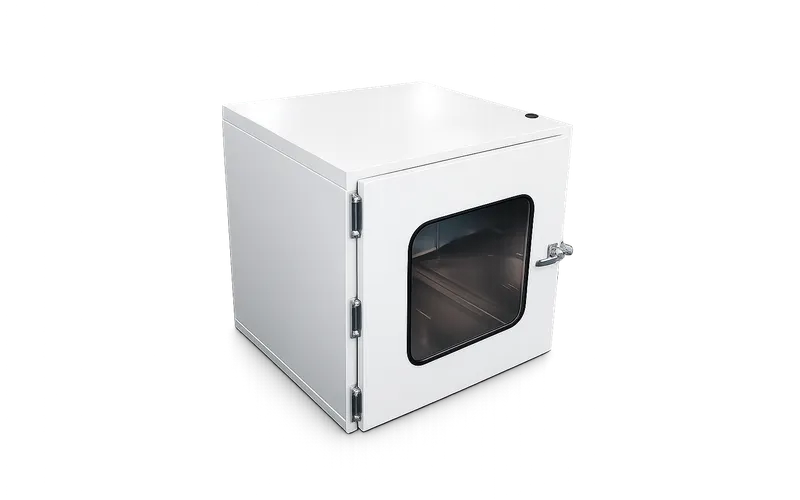 High Powder Coating Steel Pass Through Chamber Box With Mechanical Interlock