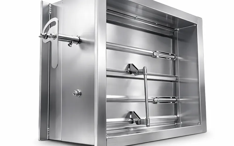 Manual Air Duct Damper Clean Room Ventilation Air Damper Actuator Manual Regulation