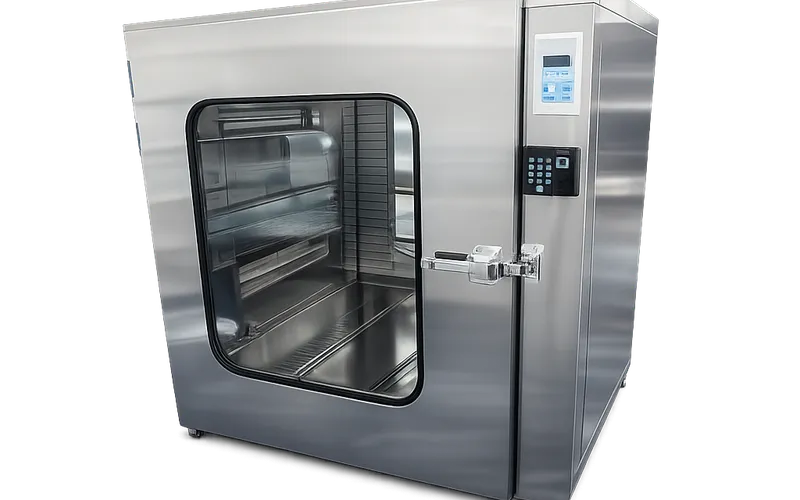 Static Cleanroom Pass Through Chambers Fingerprint Unlock With Uv Sterilization System