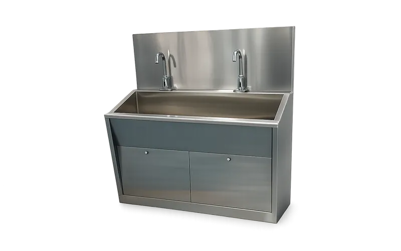Double Medical Hand Wash Sink