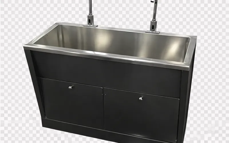 Sensor Double Medical Hand Wash Sink
