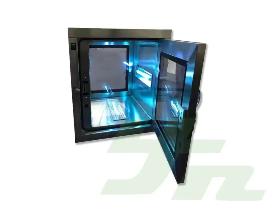 Electronic Interlock Pass Box for Pharmacy Laboratory