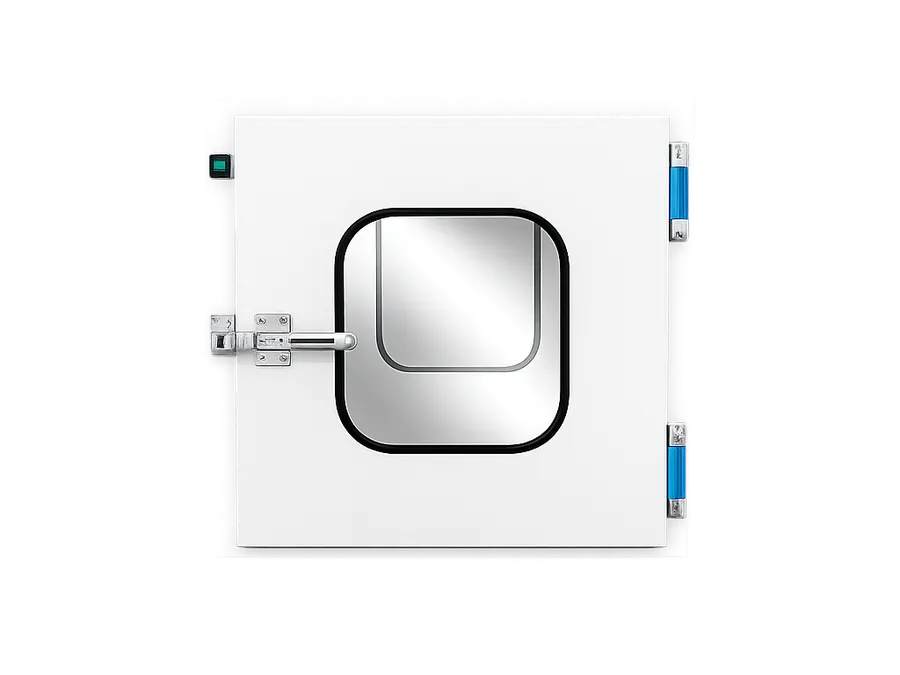 Cleanroom Pass Through Box With Reduced Contamination And Improved Efficiency