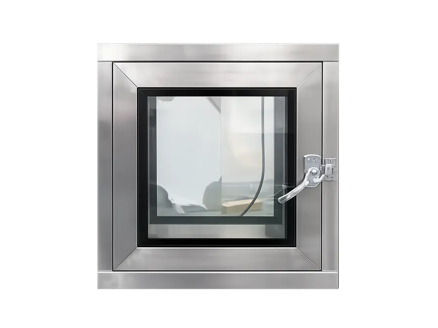 Electromagnetic Interlock 304 Sus Static Pass Through Box Zone Sterilization