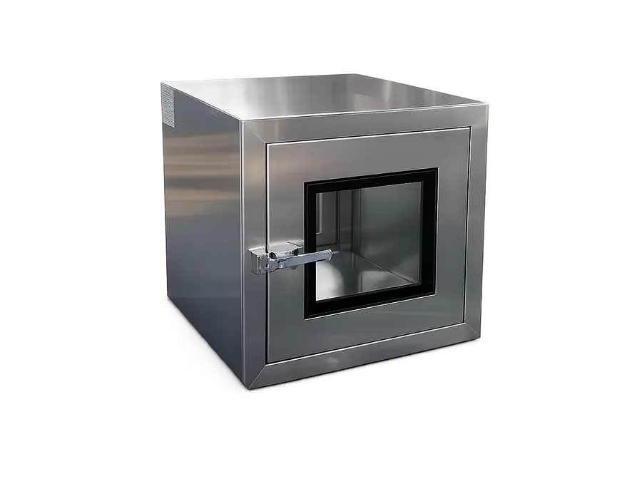 Electronic Interlock Stainless Steel Pass Through Box For Biological Pharmacy Laboratory