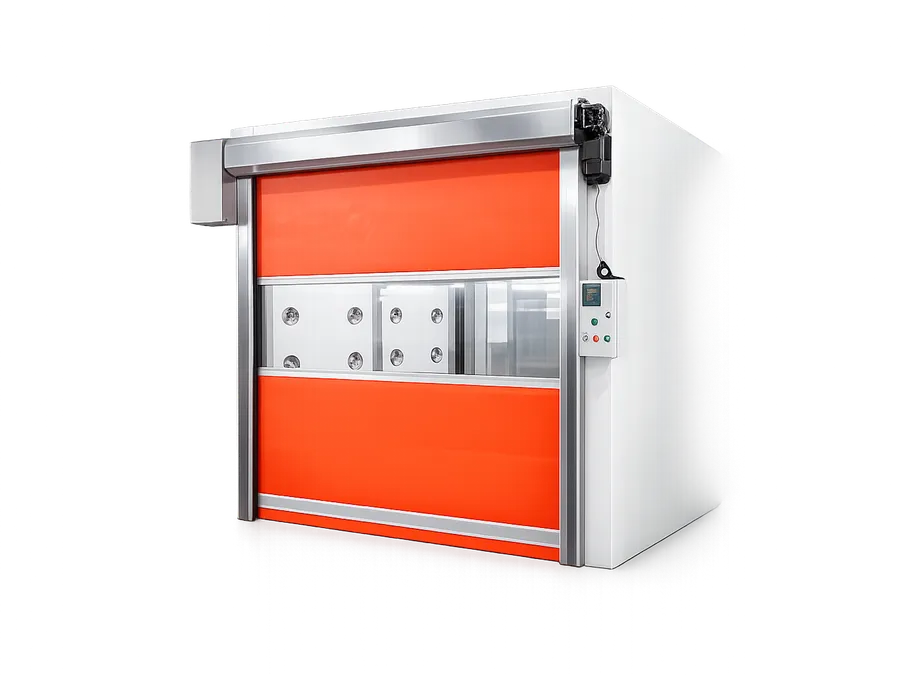 High-Speed Cleanroom Roller Shutter Door